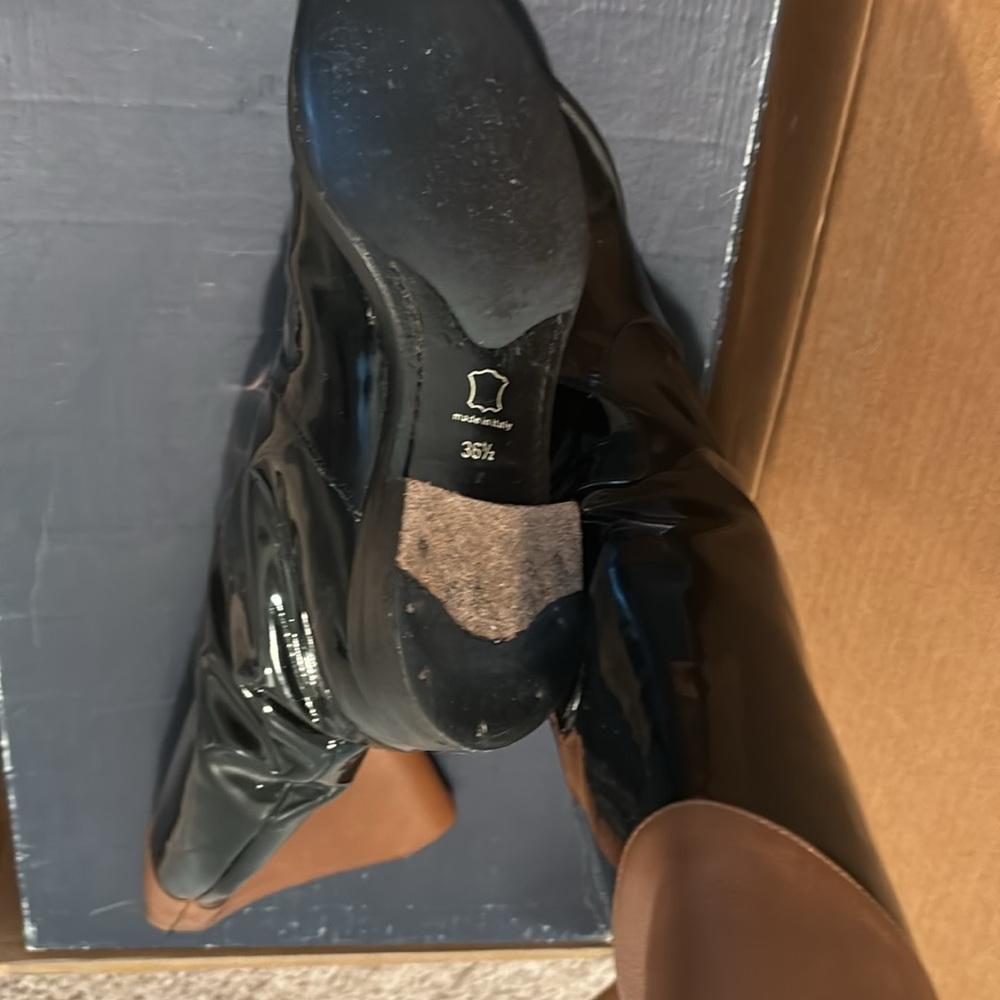 Genuine Leather & Patent Boots 👢 - Picture 5 of 5